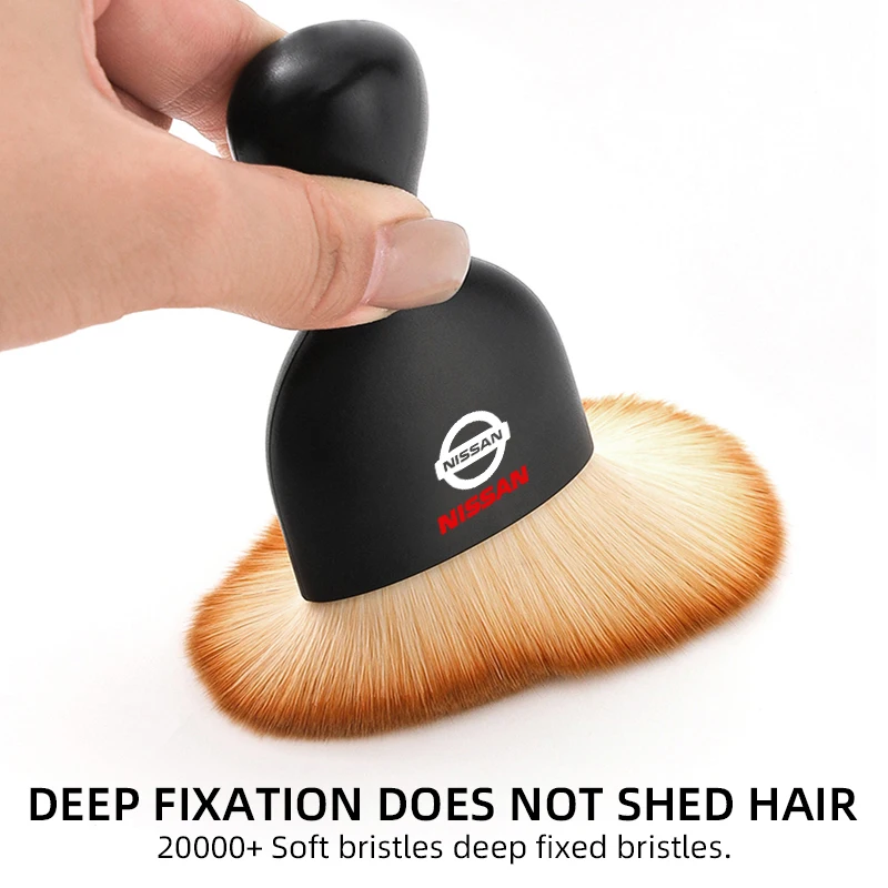 for Nissan X-trail Qashqai Note Juke Sentra Patrol Double-Faced Plush Car Cleaning Towel Car Interior Dust Sweeping Soft Brush view 5
