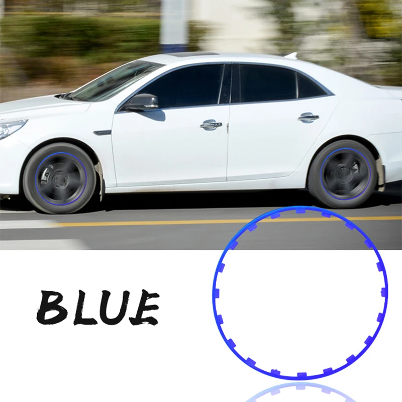 For Tesla Model Y/3 car wheel hub protection strip thickened wheel protection ring buckle wheel collision prevention strip