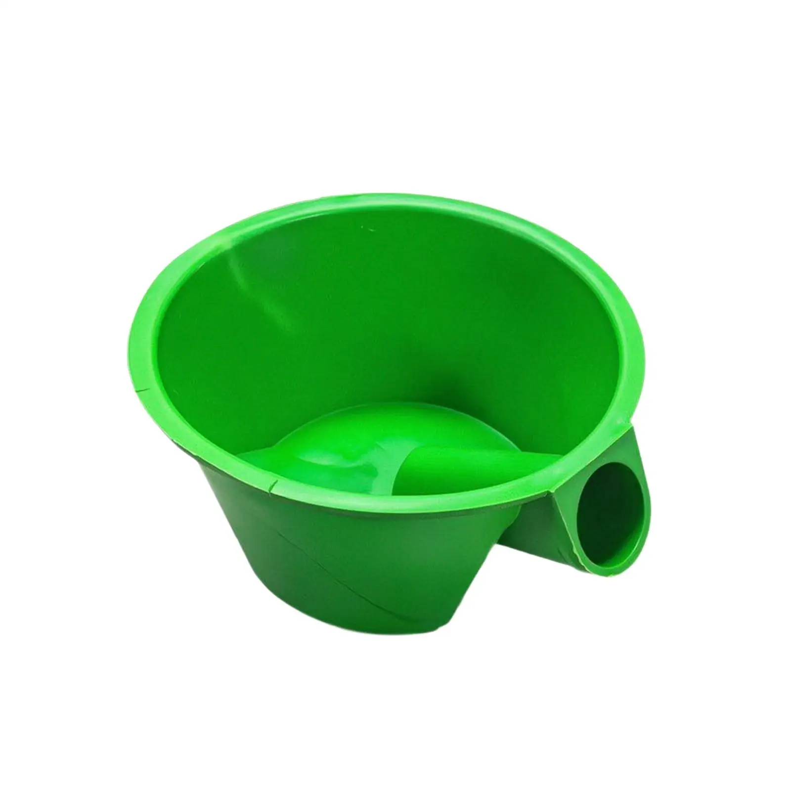 Heavy Duty Agricultural Manure Scoop Durable Plastic Open Bowl Tool for Farm Waste Cleaning Stable Yard Garden Use