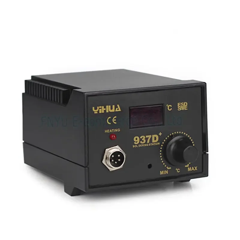 YIHUA 937D+ Digital Display Electric Soldering Iron Adjustable Temperature Welding Rework Constant Temperature Antista Station