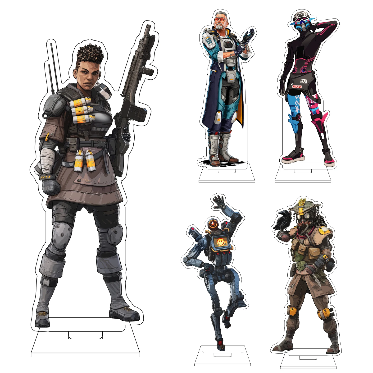 Figura acrílica de 16 cm de Anime Apex Legends para cosplay, placa de exhibición de Ash Wraith, Kairi Imahara, Loba Andrade, adornos y regalos.