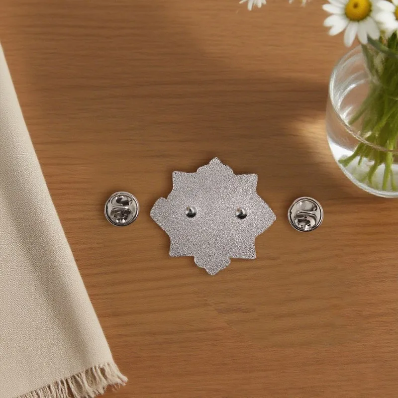 الوحش هنتر وايلدز ناتا جيما فيلين الإبداعية الكرتون شارة معدنية زوجين موضة شخصية بروش ملحق هدية عيد