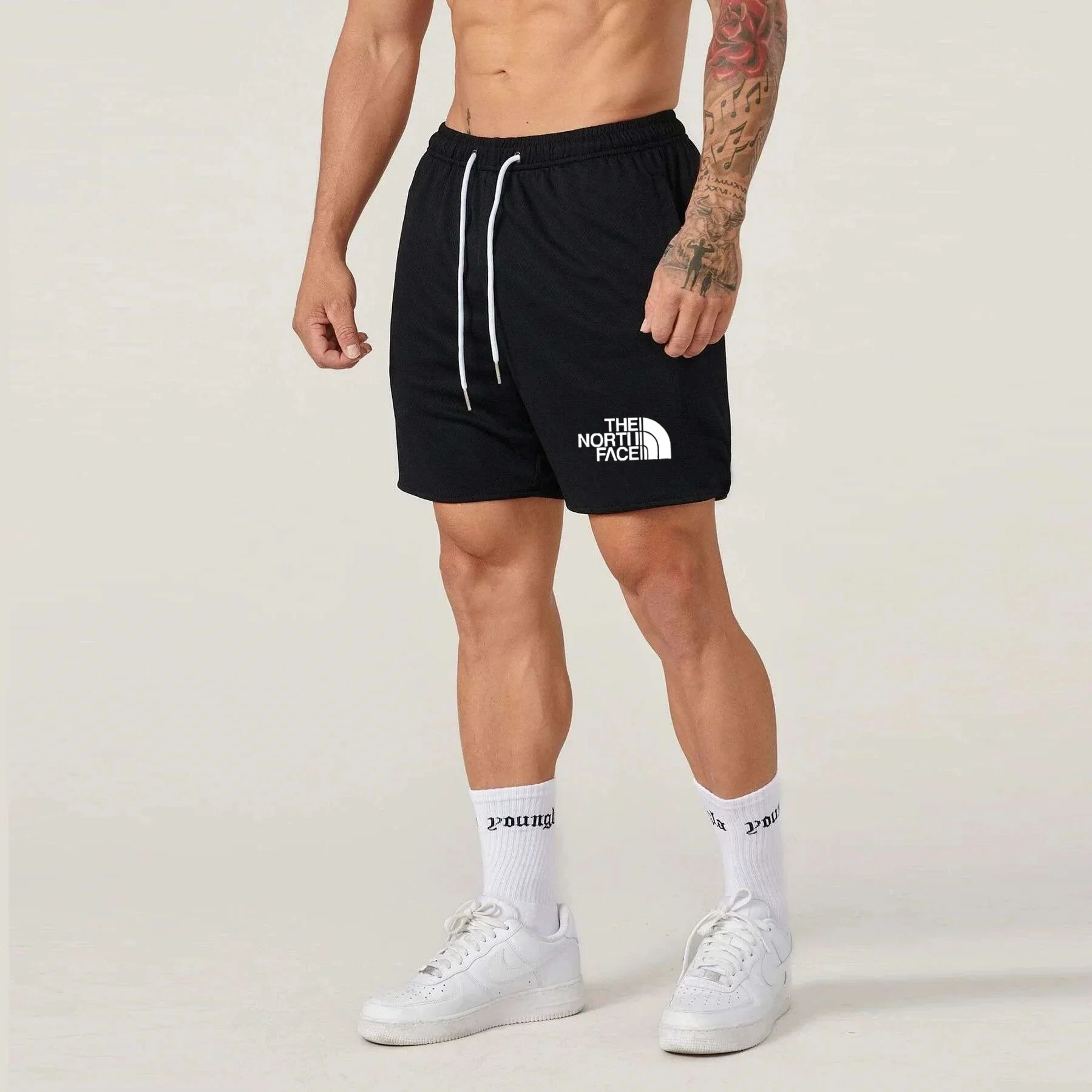 Summer 2024 new sports fitness shorts men\'s basketball competition training running casual casual fast-drying pants