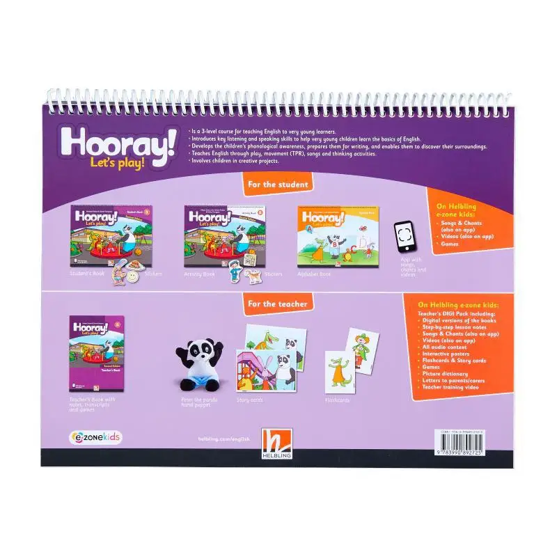 Hooray Lets Play 2nd Ed Students Book  Level B Herbert Puchta HELBLING Publishing House 9783990892725 Book