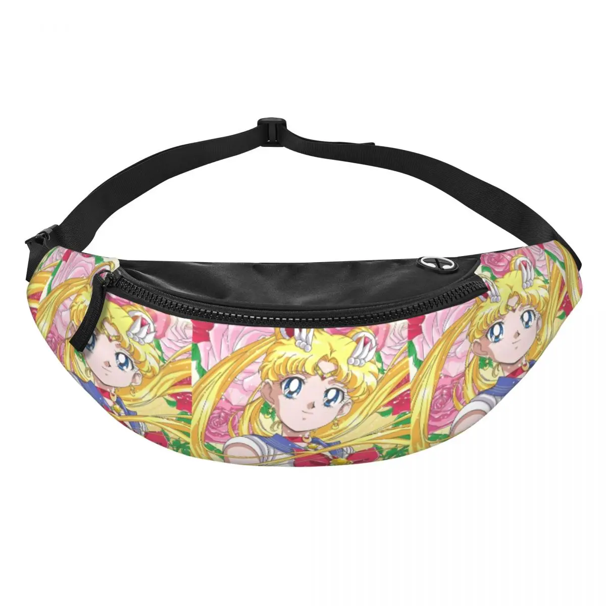 

Модная поясная сумка Custom Fashion S-Sailors M-Moons Manga для мужчин и женщин, сумка через плечо для велоспорта, кемпинга, телефона и денег