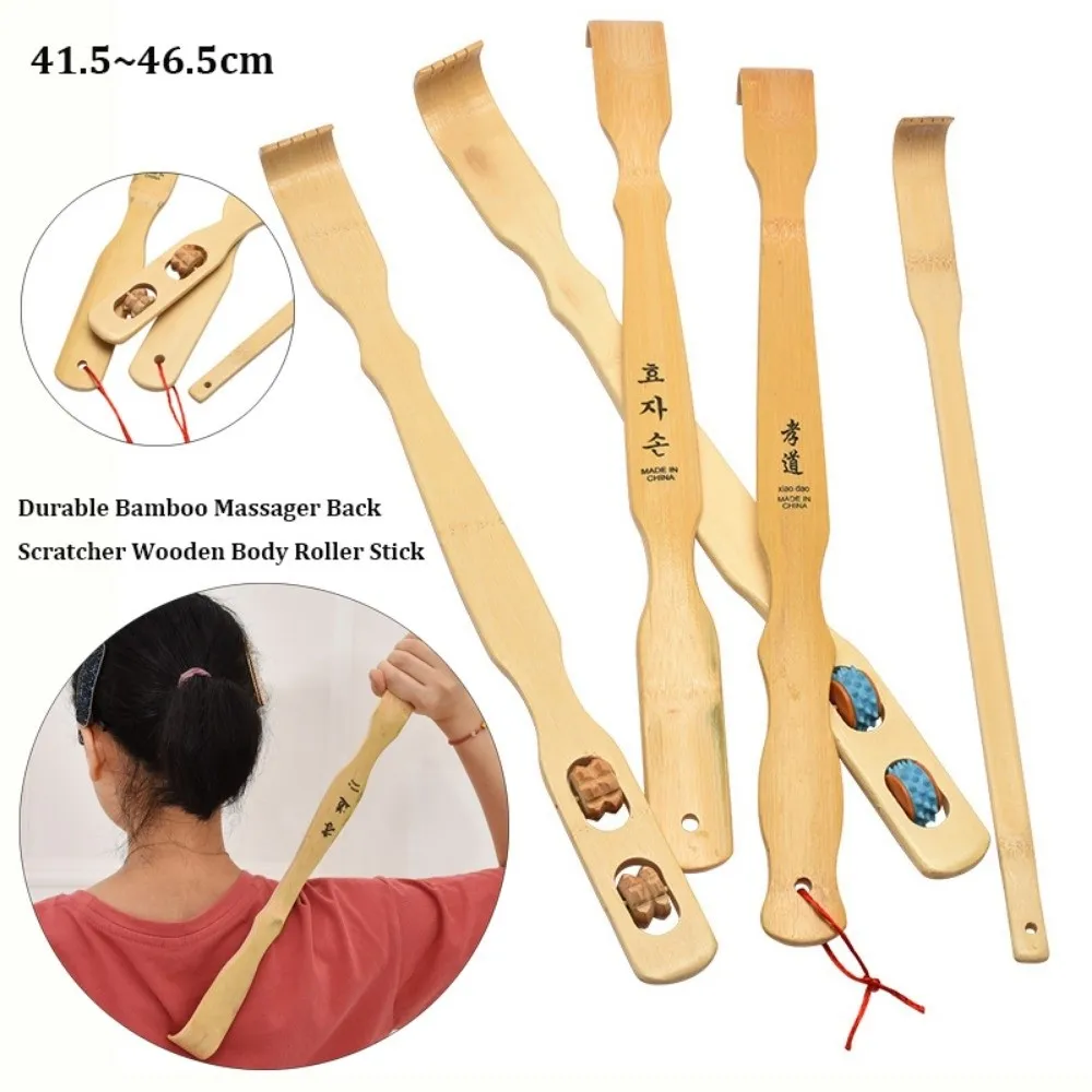 New Durable Massager Back Scratcher Multistyles Bamboo Backscratcher Wooden Scratching 41.5~46.5cm Backscratcher Massager