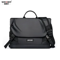 Large Capacity Men's Crossbody Bags for Fashionable Commuting Work with Water-Resistant Function сумка мужская деловая men bag가방