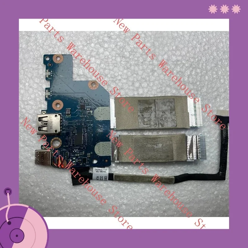 L FOR Chromebook 3100 USB CHARGING BOARD W CABLE  0RJ2NM LS-G851P