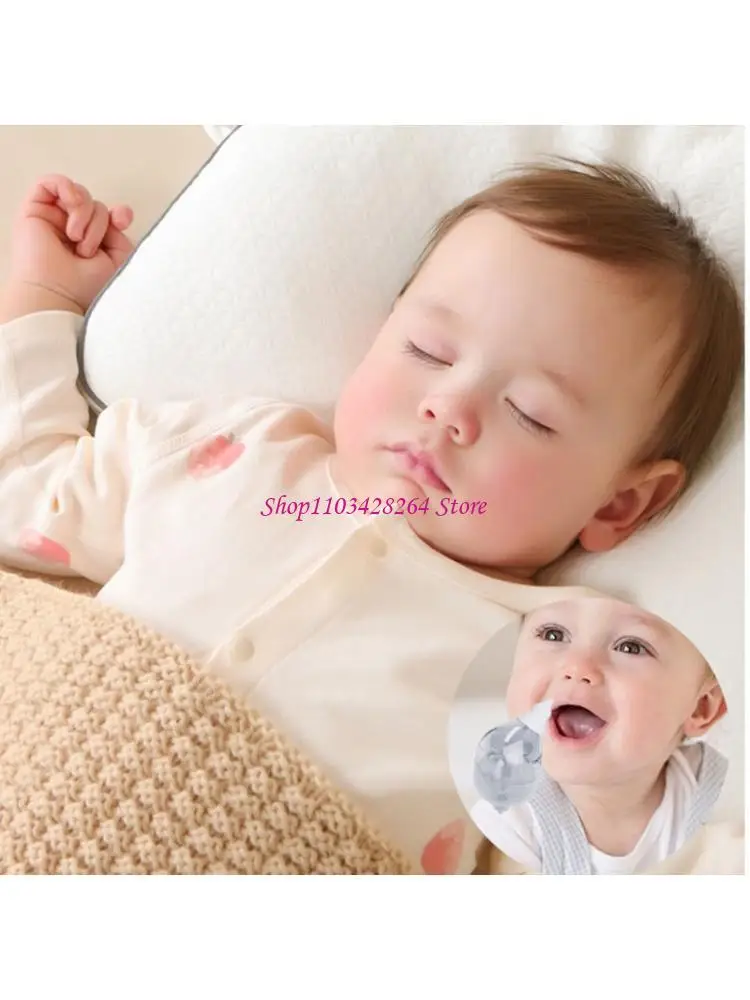  Nasal Extractor Low Noise Nasal Aspirator Automatic Nose Cleaner 9 Gear Adjustable Baby Nasal Sucker with 2 Nozzle