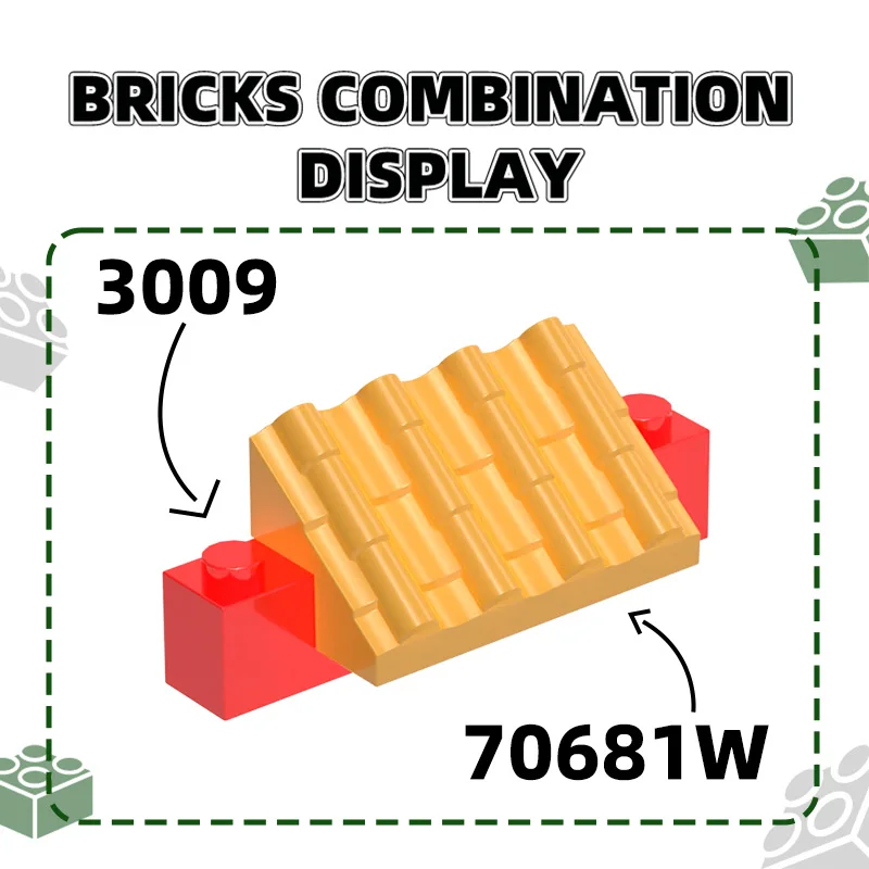 Wange 42 Pcs/lot 3009 1x6 Dots High Basic Building Blocks Accessories Compatible with Bricks DIY Children Toys Assembly Gift Box
