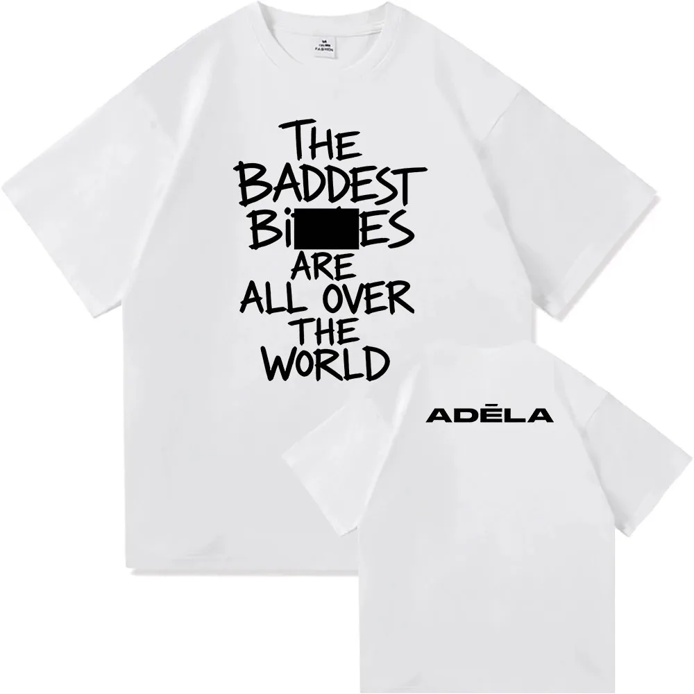 Adela ADÉLA T-Shirts, Sommer, kurzärmelig, lässiges T-Shirt, Streetwear, Unisex, lässige Mode, Baumwolle, bedruckte T-Shirts für Damen und Herren. – Detail 7