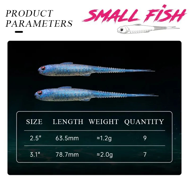 FISHANT Jigging Wobblers Fishing Lure 63mm 78mm shad T-tail soft bait Aritificial Silicone Lures Bass Pike Fishing Tackle Vobler