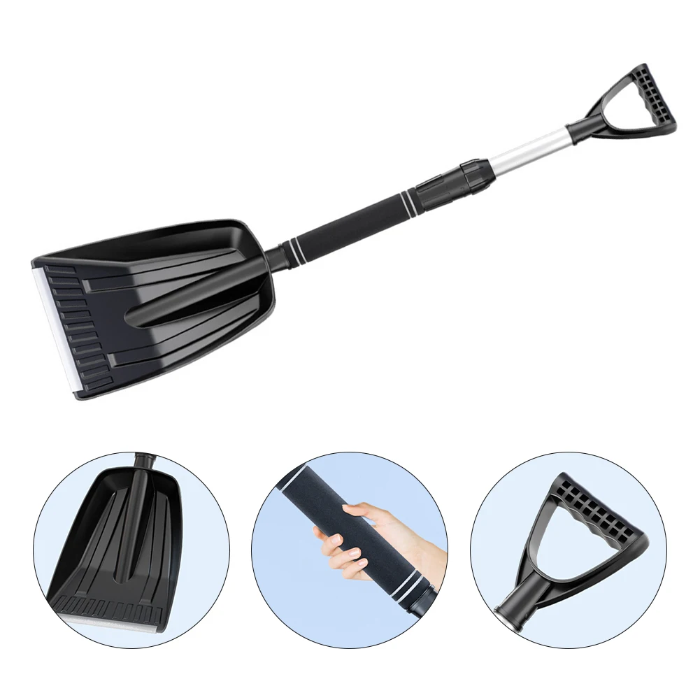 Comfortable Grip Handle on This Adjustable Length For Snow Shovel Provides Optimal Control When Clearing For Snow