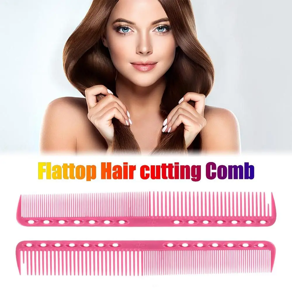 Sisir pemotong rambut Flattop profesional, Anti statis, alat penata rambut Salon Anti kusut