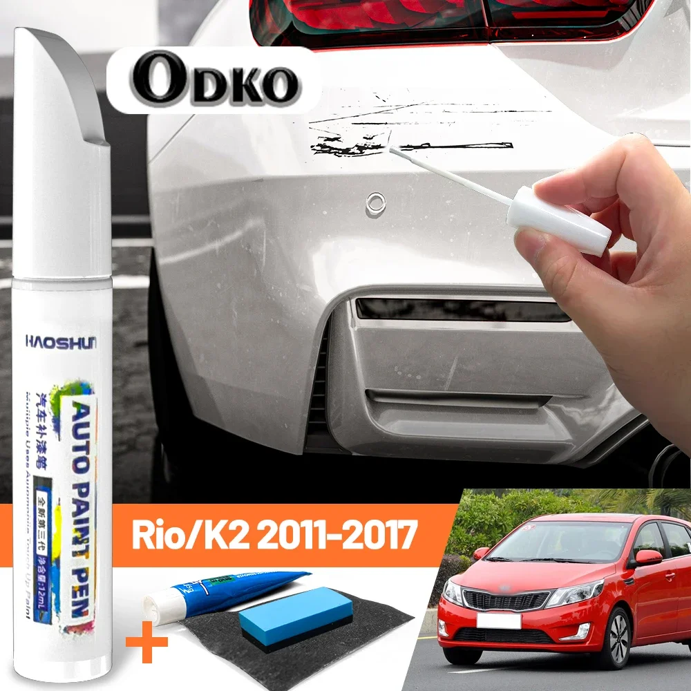 

Car Paint Pen Paint Care Scratch Repair Wax Painting Scratch Remover For Kia Rio K2 2011-2017 2012 2013 2014 2015 2016