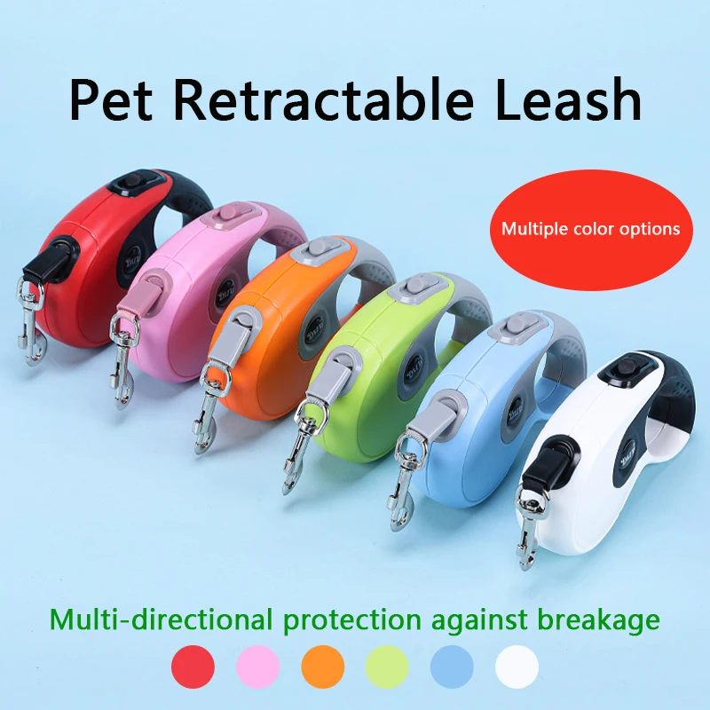 

3M/5M Retractable Dog Leash Automatic Flexible Dog Puppy Cat Traction Rope Belt Dog Leash for Small Medium Dogs Pet Products