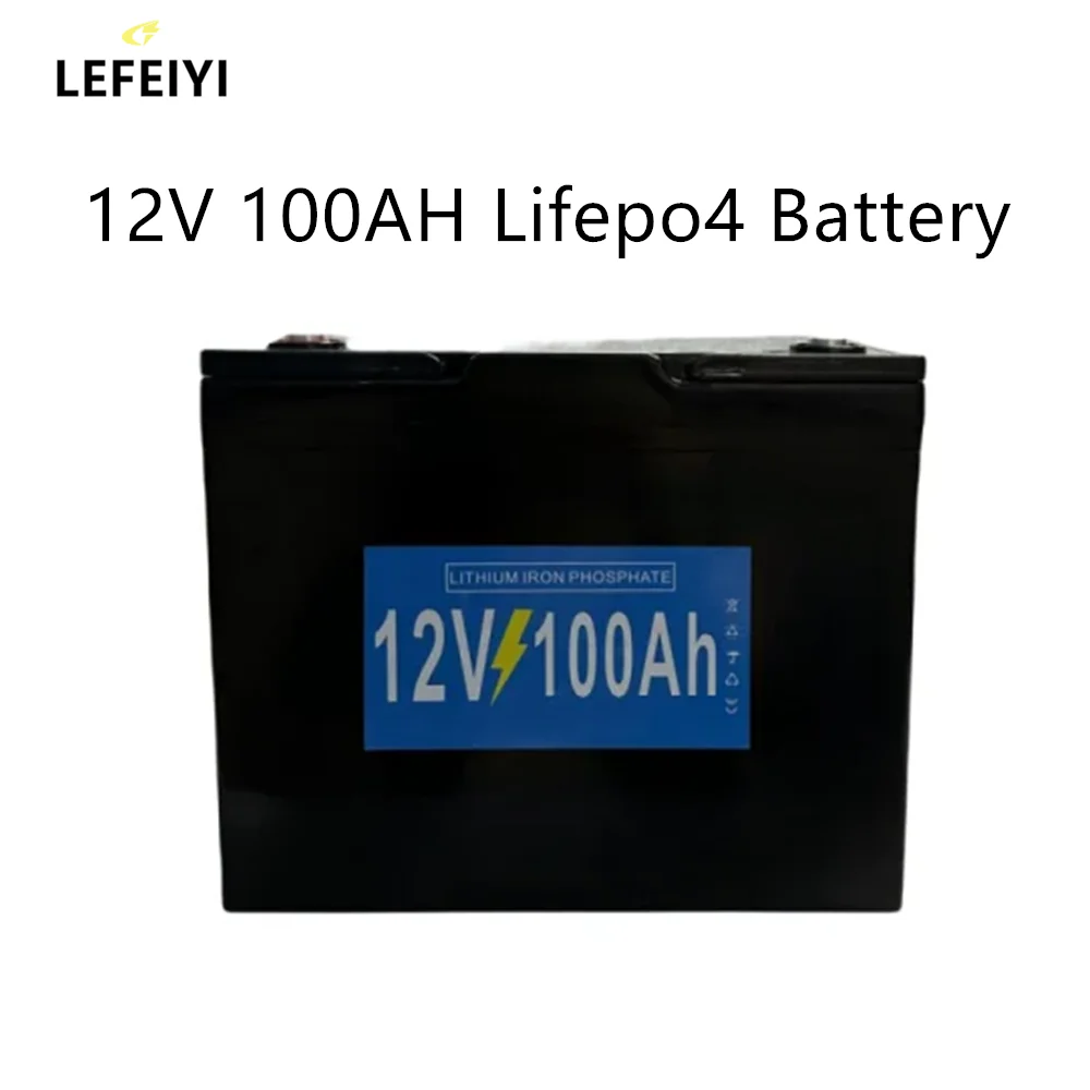 

12V/12.8V 100Ah LiFePO4 Battery For RV Campers Golf Cart Off-Road Off Etc