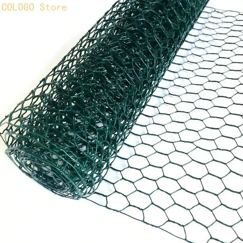 Galvanized Steel Garden Mesh with Green Rusts Proof Coating Fencing Mesh Upgrades for Sustainable Plant Support & Fencing D0LD