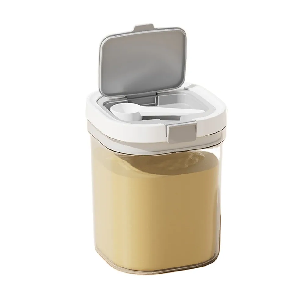 BPA-free UV-Resistant Milk Powder Jar Stackable Food Grade Food Sealed Box Portable Leak-proof Kitchen Storage Canisters