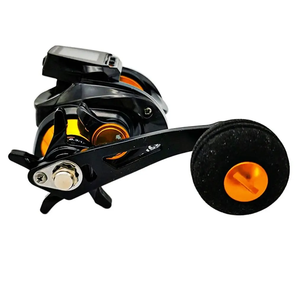

Hook Reminder Digital Fishing Baitcasting Reel Line Counter 6.3:1 Digital Fishing Reel With Line Counter Counting Big Led Screen