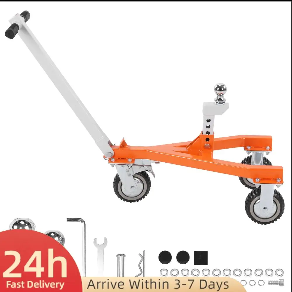 

Trailer Mover Dolly 3500 Lbs Tongue Weight Trailer Tug with 2 in & 2-5/16 in Ball Angle Adjustable Suitable for RV Boat Camper