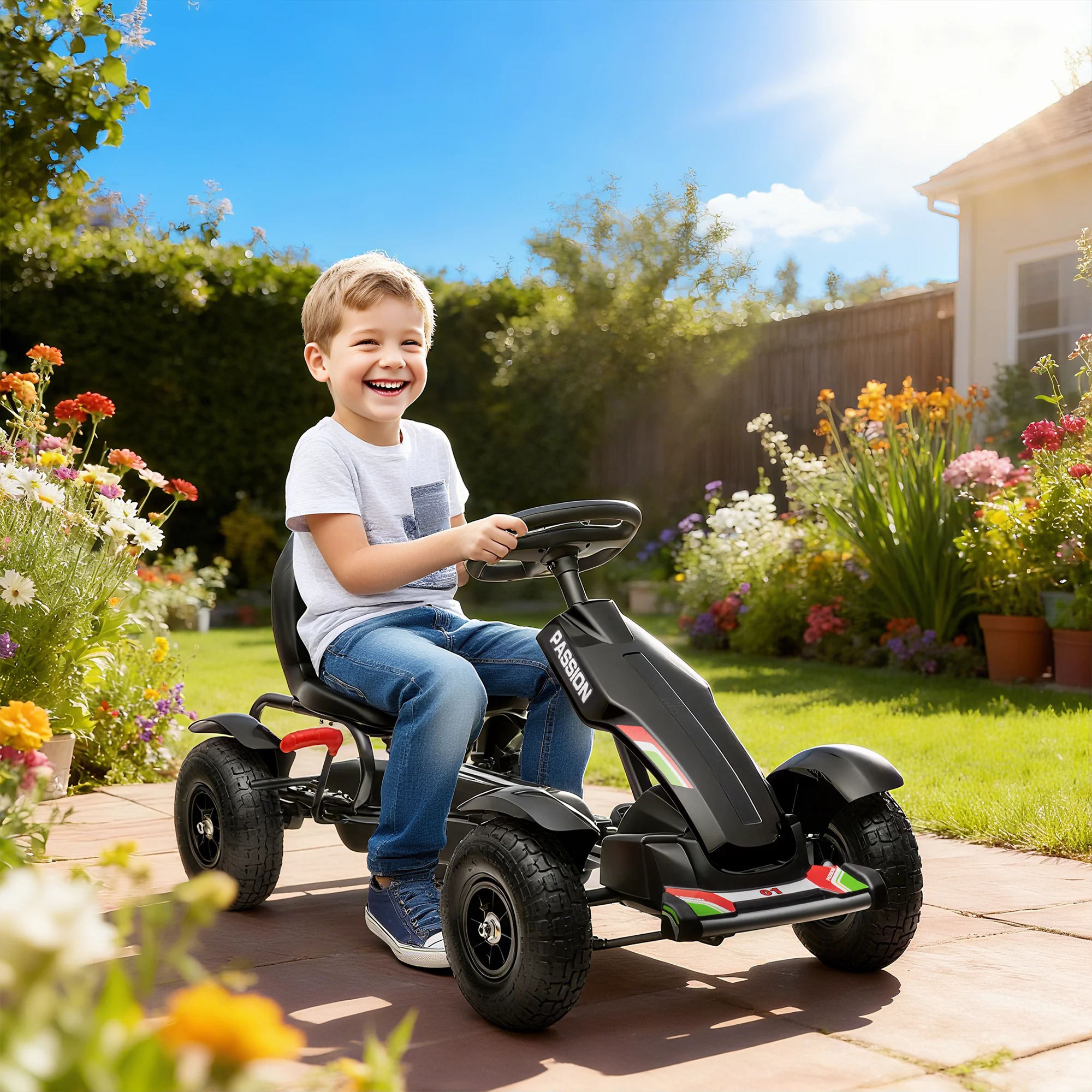 Go Kart Pedal Kids - Çocuklar için Pedal Go Kart, Ayarlanabilir