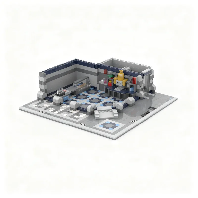 3422pcs MOC Modular Buildings Cafe Corner Upgraded Model Building Blocks Architecture Creative Brick Collection Craft Assemble