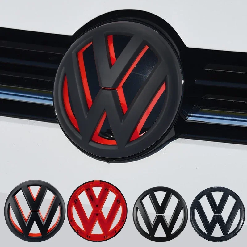 Car Front Grill Badges Rear Trunk Emblem Lid Covers Logo Sticker For VW Volkswagen Golf 6 golf6 MK6 GTI