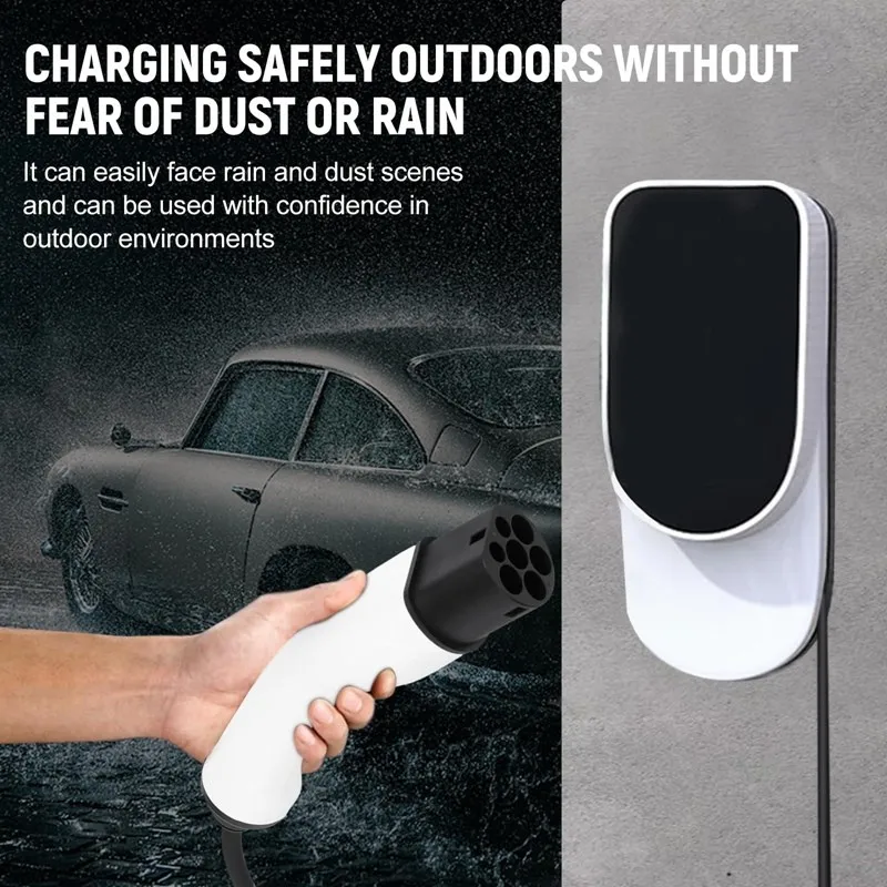 Type2 V2L Portable Discharger For EV Conversion Schuko Socket Energy Electric Vehicle Discharge For Outdoor Camping 16A 220V