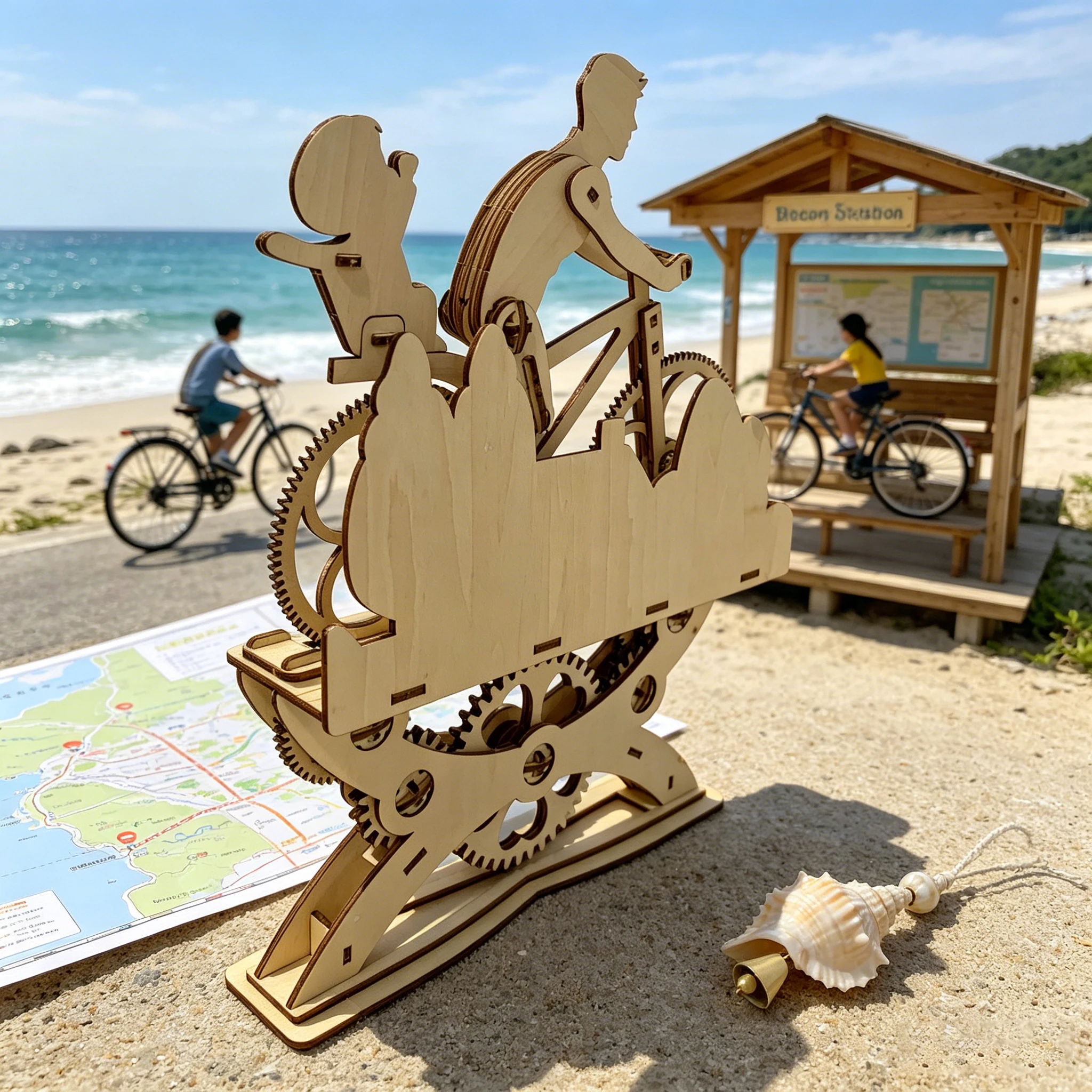 Puzzle Kayu 3D Sepeda Mekanik  - Cycling Gear Gifts ulasan dan harga