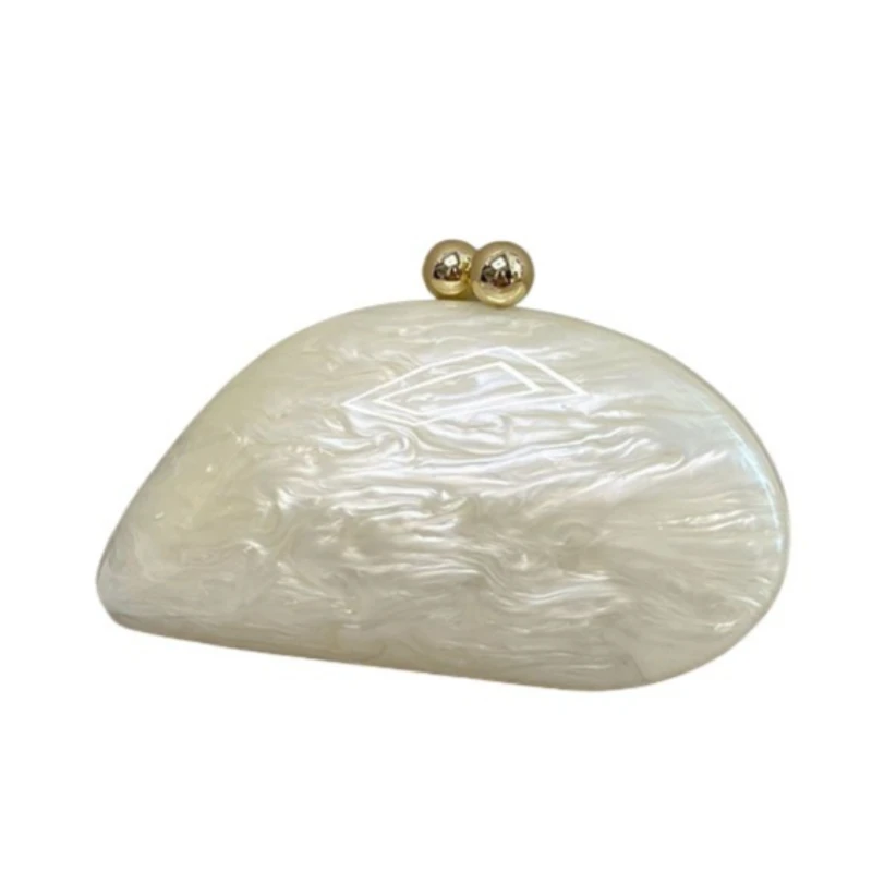 

Сумка-клатч Miflame через плечо, мини-квадратная, акриловая, с мраморным янтарным узором, нерегулярной формы, для телефона, для вечерних мероприятий, во французском стиле