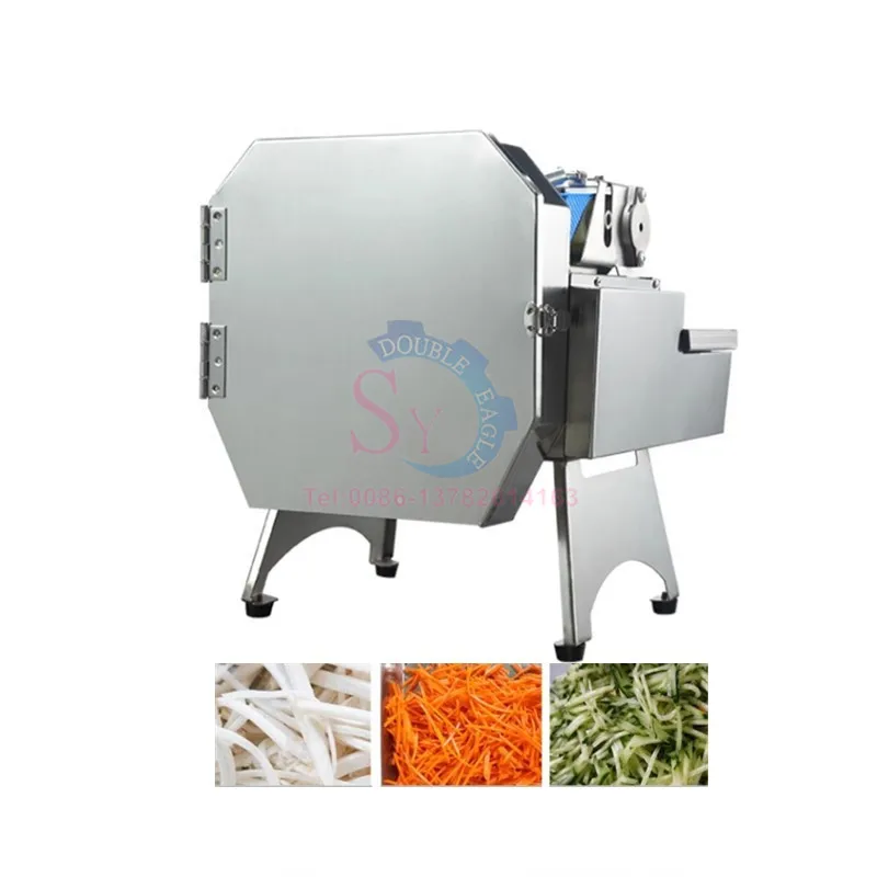 

220v/110v Small-Type Multifunction Automatic Feeding Evenly Cutting Chili Shallot Vegetable Slicer Cumin Sauerkraut Shredder