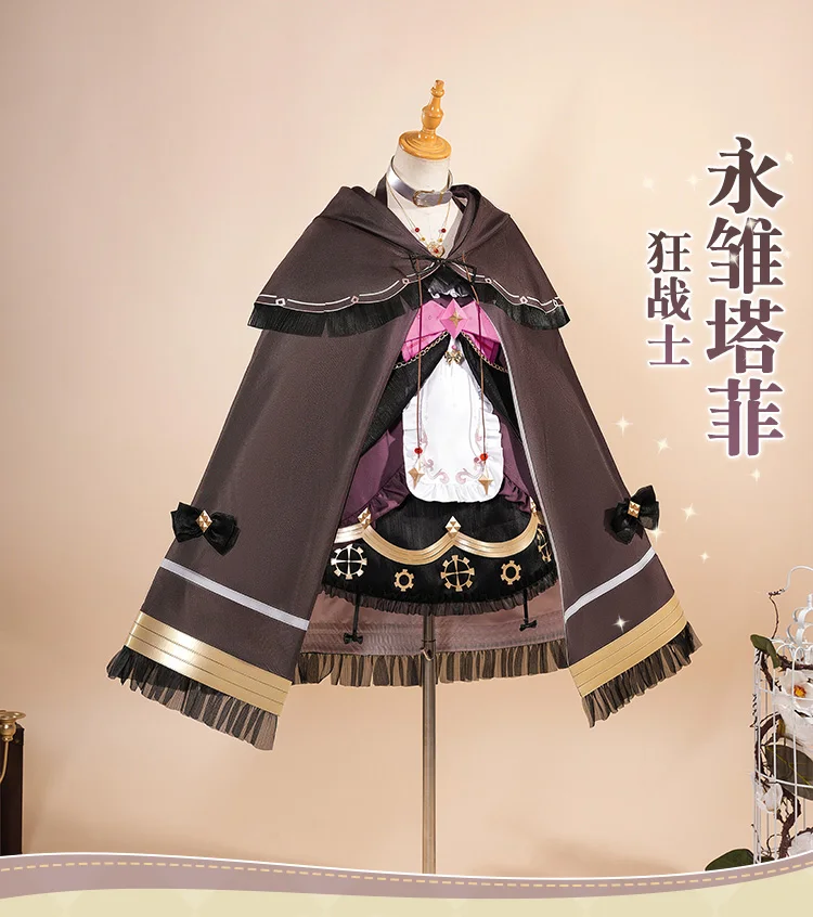 Nuevo disfraz de Mooyiyi cos Ace Taffy, disfraz de Halloween, Navidad, fiesta de juegos de rol, cómic, talla XS-XXL, falda con sombrero