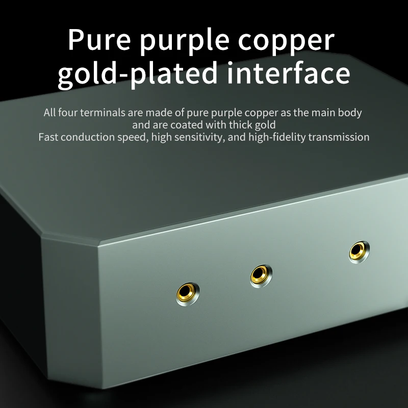 XangsaneHD-80S caixa de aterramento amplificador de potência de alto-falante montado em veículo eletrônico sistema de buraco preto purificação anti-interferência