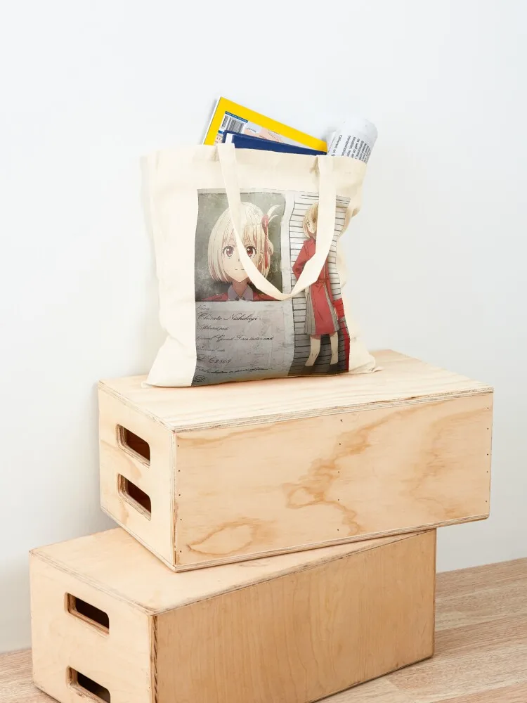 Nishikigi Chisato - Lycoris Recoil Tote Bag Canvas bag for women Women's handbag Women's bag tote woman