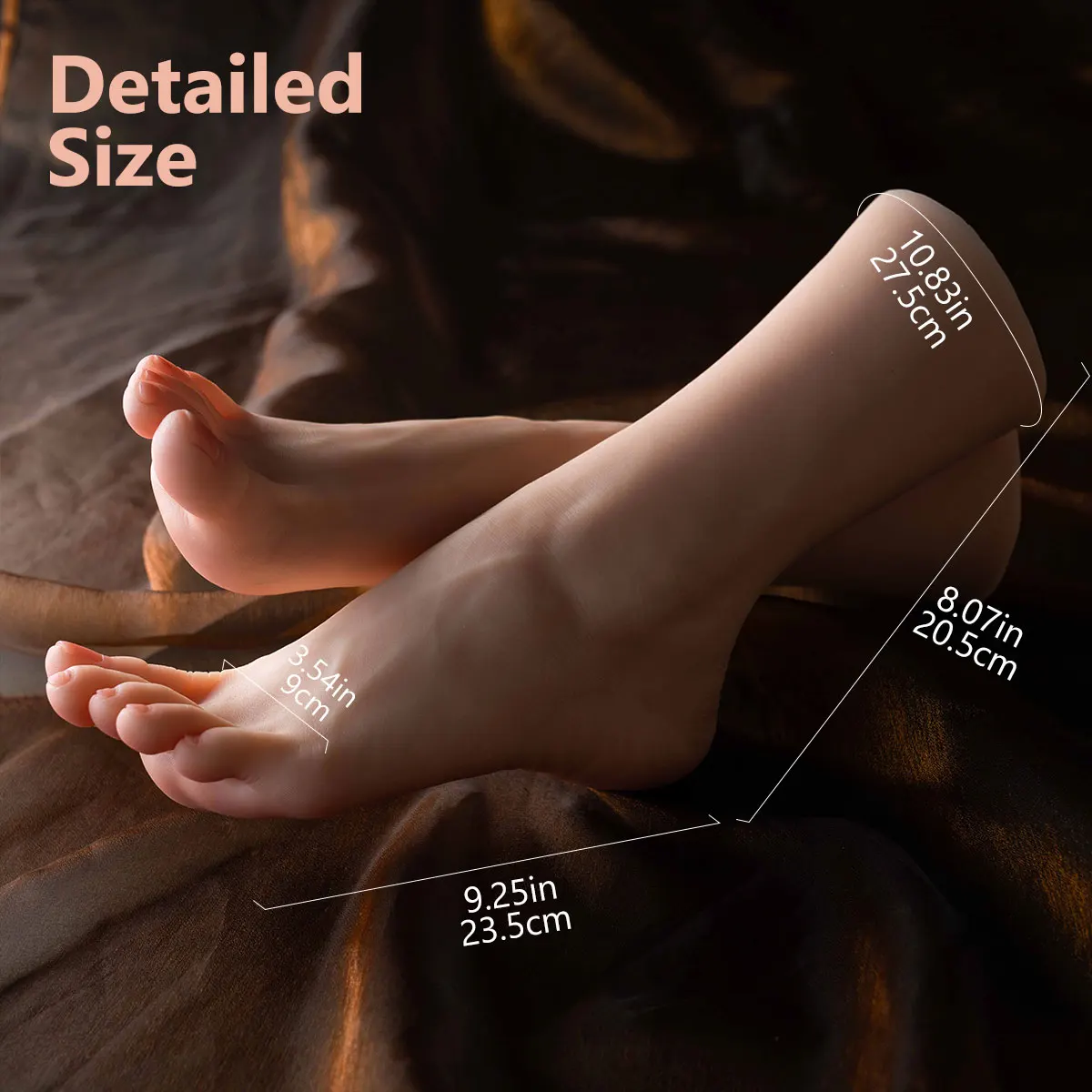 Silicone Feet Model Realistic Fake Foot Female Mannequin Display Jewerly Sandal Shoe Sock Art Sketch Nail TG ONE TGDW3909