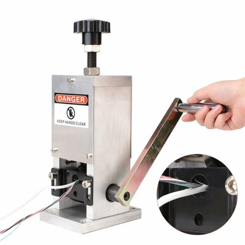 Small Household Manual Wire Stripper, Peeling Machine, and Used Cable and Wire Pulling Machine