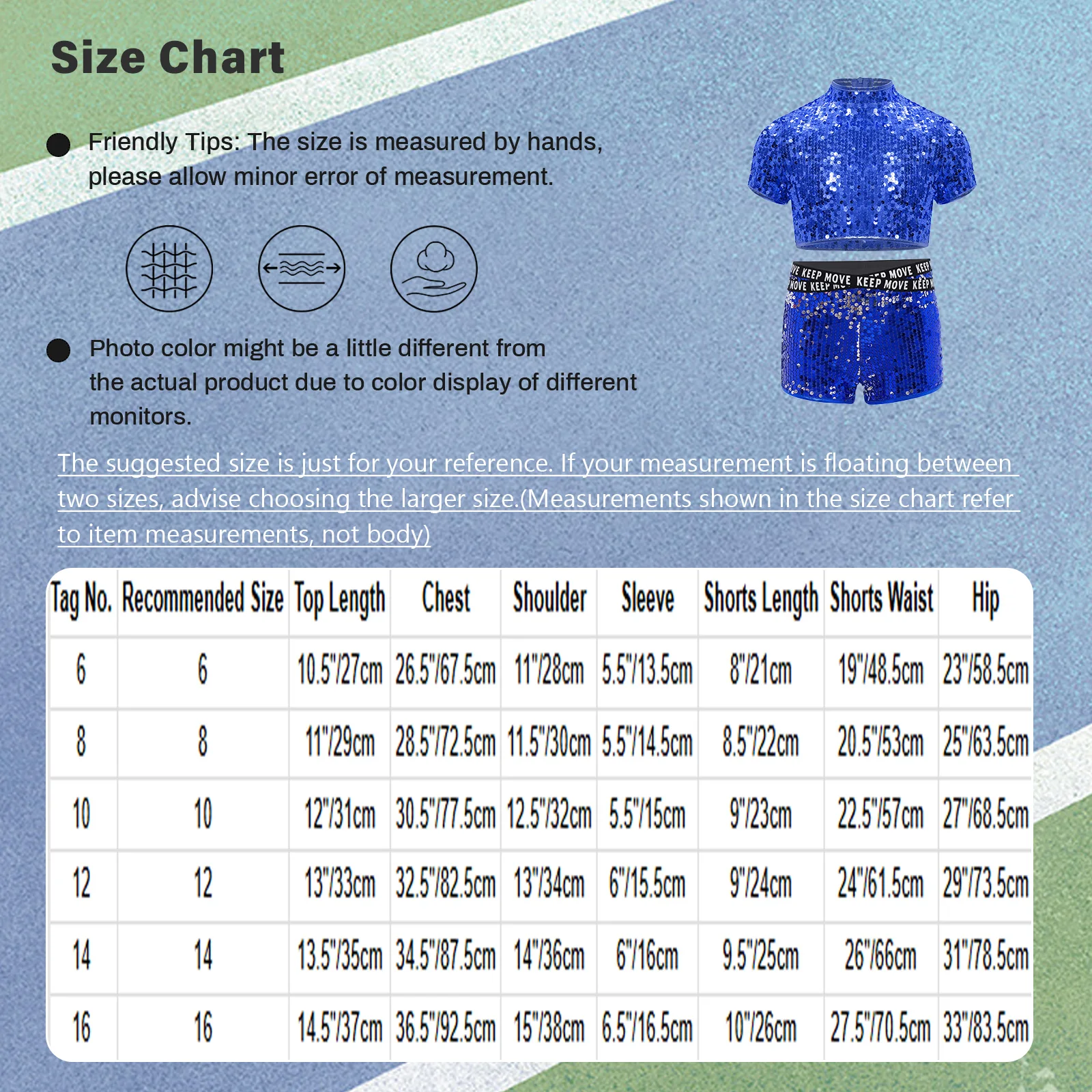 2 قطعة أطفال بنات التشجيع ملابس رقص الجاز وهمية الرقبة قصيرة الأكمام سباركلي الترتر المحاصيل الأعلى + الغنيمة السراويل الهيب هوب الشارع الشهير