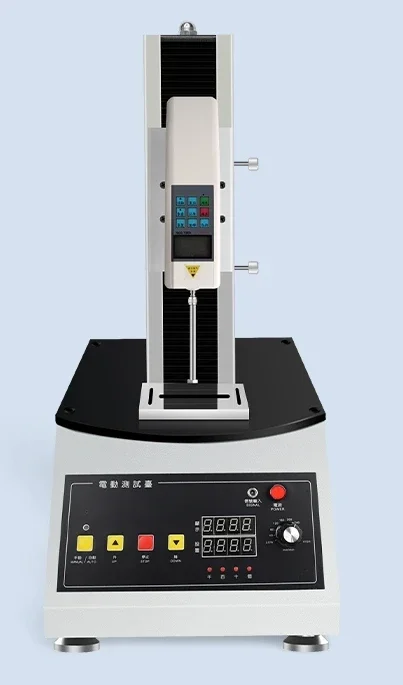 Electric Vertical Single Column Test Bench Push-pull Load Machine Test Cable Wire Fabric Rubber Tester