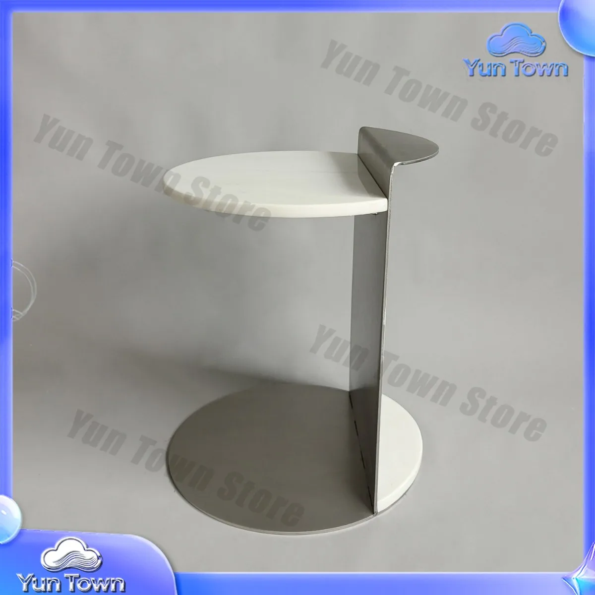 Natural Marble Side Table for Living Room Sofa Bedroom Bedside Table Small Coffee Table for Modern Home Decor