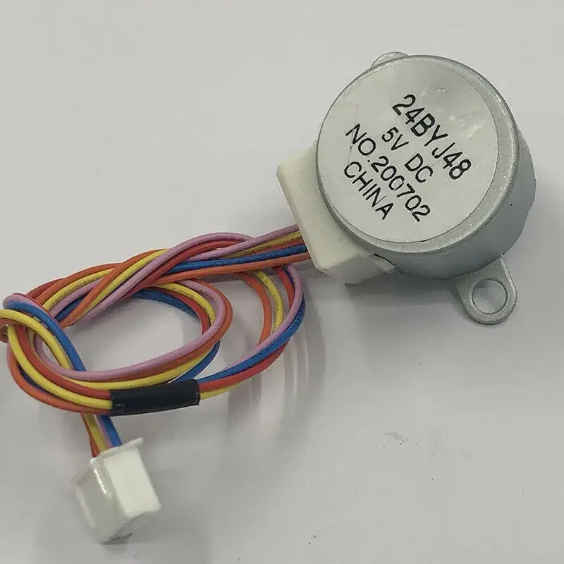 24BYJ48 4-Phase 5-Wire DC 5V Gear Stepper Reduction Stepping Motor Reduction Ratio 64:1 for Single Chip Microcomputer