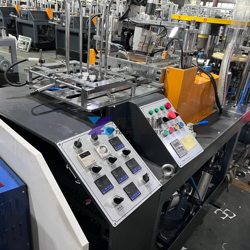 YG-DP120S Full Automatic Production Line Paper Cup Making Machine Coffee Paper Cup With Handle