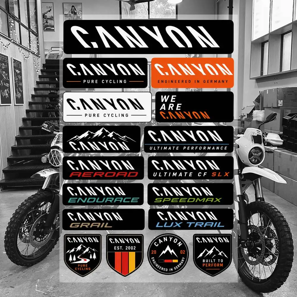 C-a-nyon Ästhetische Graffiti Wasserfeste PVC-Aufkleber für Auto Motorrad Skateboard Helm Notizbuch