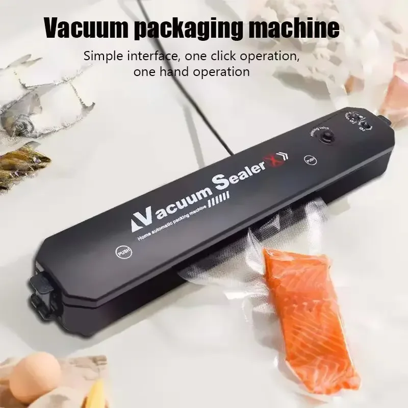 Vacuum Sealer Packaging Machine With Free 10pcs Vacuum Bags Food Vacuum Sealer Household Vacuum Food Sealing Machine EU US Plug