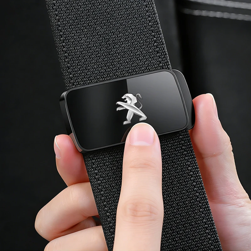 

2025 подходит для Peugeot 206 208 308 508 3008, магнитный автомобильный салонный держатель ремня безопасности, стабилизатор, регулируемая застежка, зажим, аксессуары