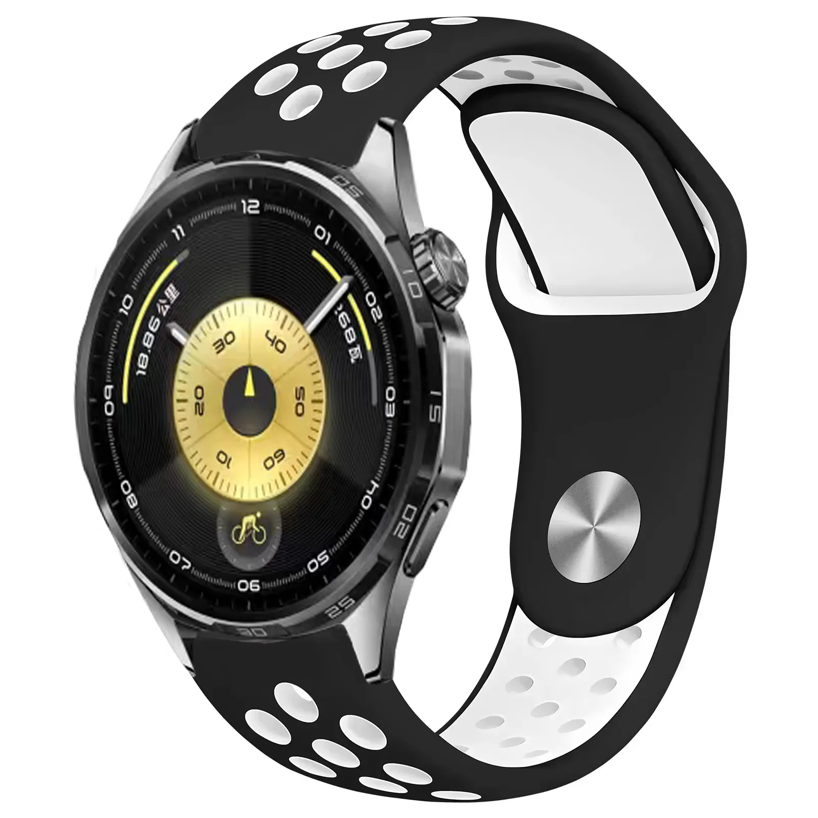 22mm 20mm 18mm Silicone Strap For Huawei Watch 5 GT6-5-4 GT6-5 Pro 46mm Sport Breathable Band Huawei Watch 4 4Pro 3/GT6-5-4 41mm