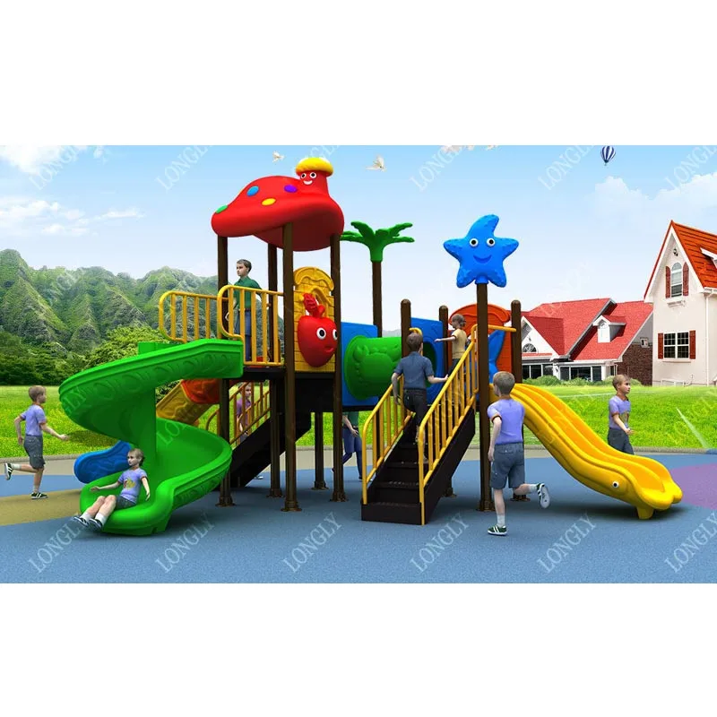 

Высококачественная детская горка для улицы, коммерческое оборудование для игровых площадок и парков развлечений