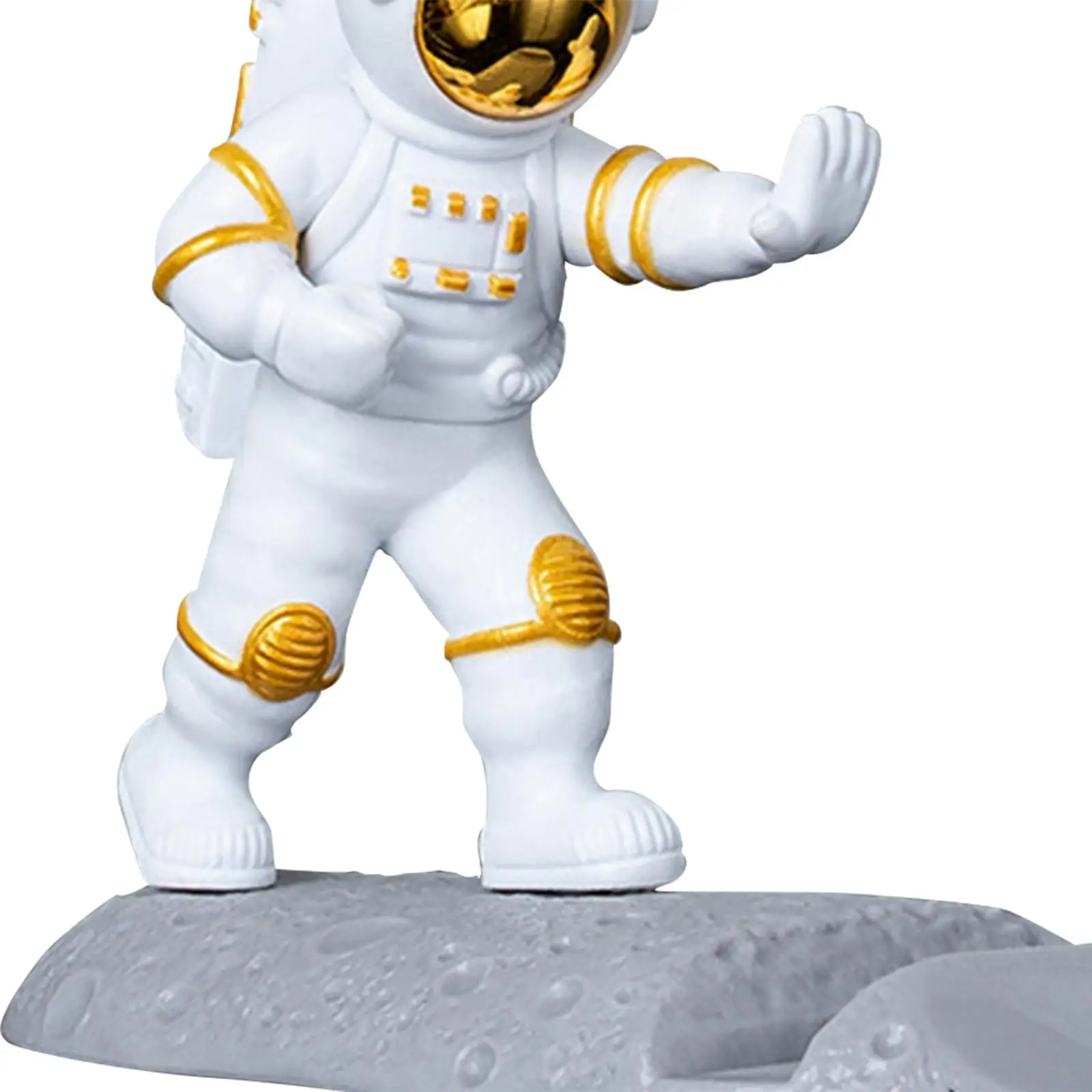 Decorative Astronaut Phone Holder Spaceman Theme Durable Kids Adults Gifts NightStand Decoration Creative Novelty Phone Stand