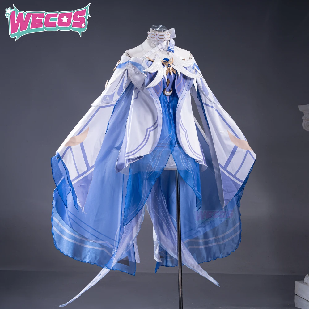 

【S-3XL】Columbina Cosplay Costume Genshin Impact Cosplay Wecos Women Cute Costume Dress Columbina Hypersalenia Plus Size