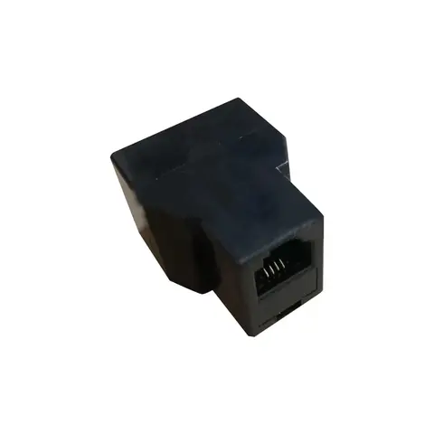 2PCS RJ11 Telephone Cable Splitter 15cm Cable 6P4C 2 Ports Telephone Cable Splitter Adapter HOT